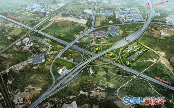 成南高速扩容方案正式披露 最宽将拓至8车道