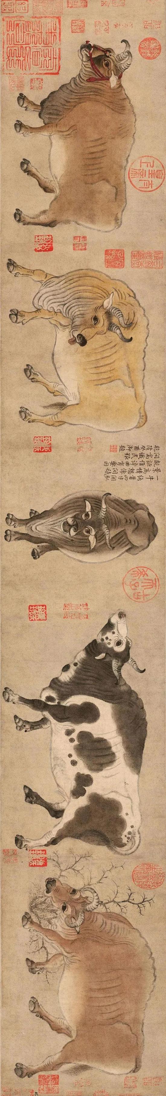 韩滉《五牛图》