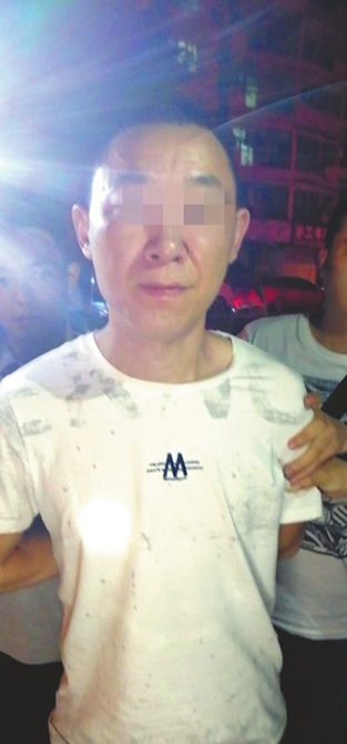 犯罪嫌疑人被抓获。