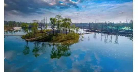 成都天府绿道首期工程结果实 玉石湿地公园惊艳亮相