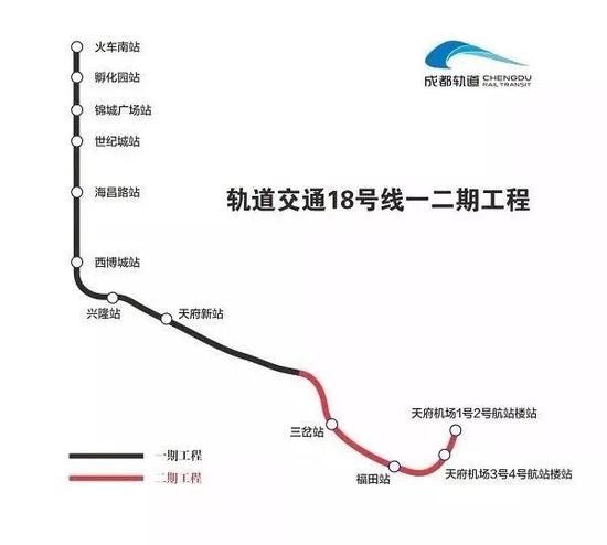 成都地铁18号线全线洞通 明年与天府国际机场同步开通运营