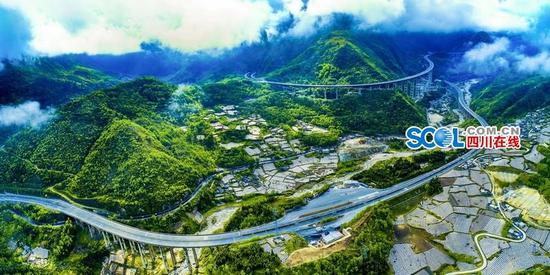 川滇攀西陽光旅游線路上的雅西高速