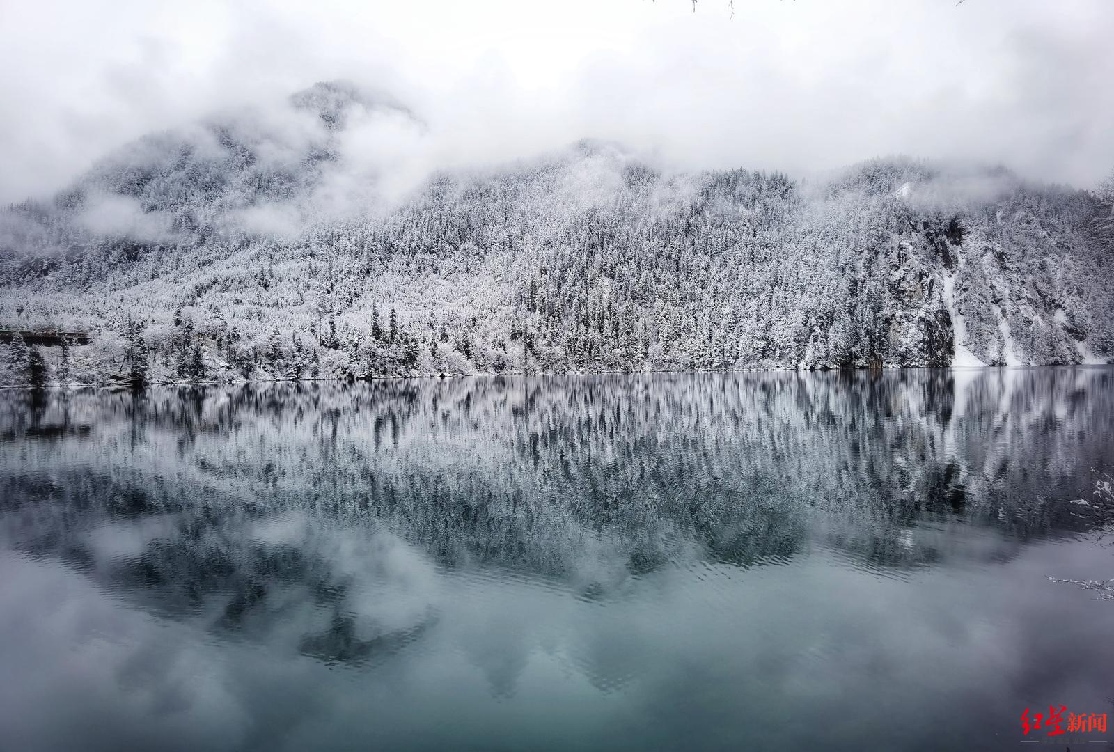 雪后九寨沟 梁枫 摄