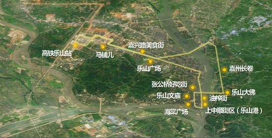 乐山观光巴士路线