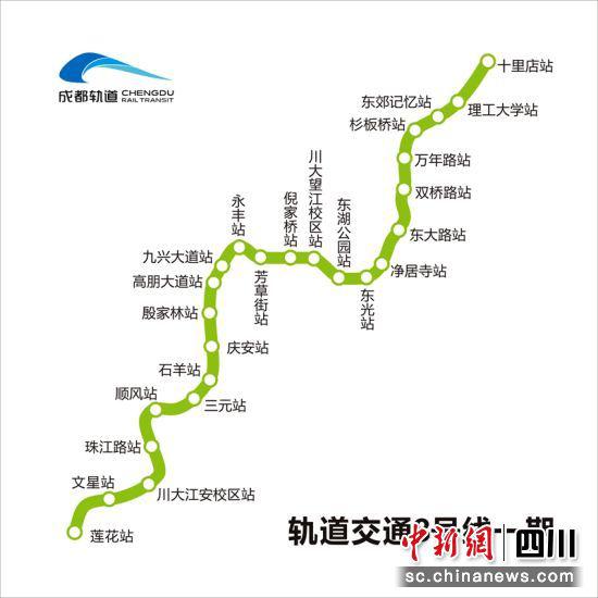 8號線1期線路示意圖。軌道建設(shè)提供