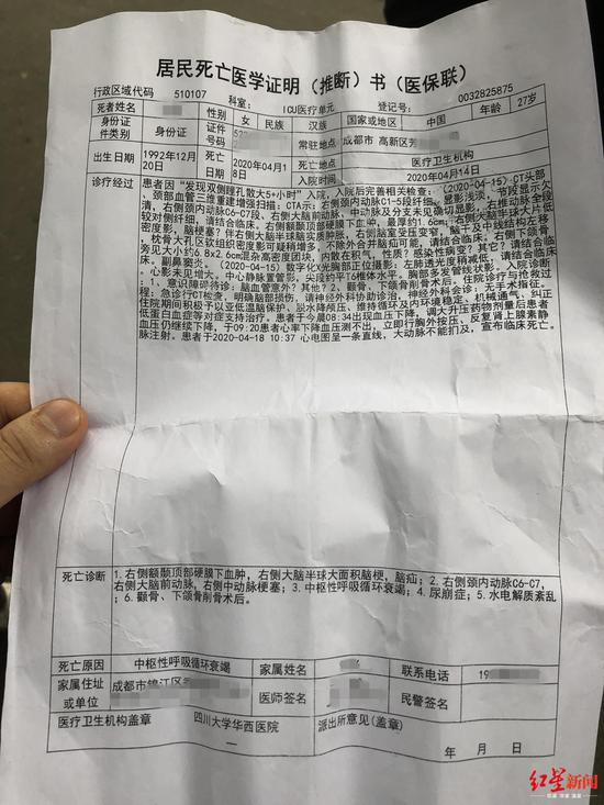死亡證明