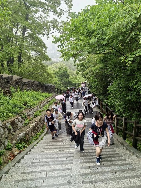 在首尔的南山公园开展文化体验活动