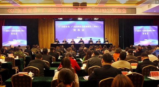 广元蓝皮书发布现场 广元日报 唐彪 摄