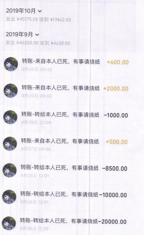 　转账记录。叙永县公安局供图