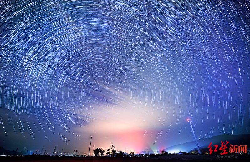 ↑流星雨。资料图