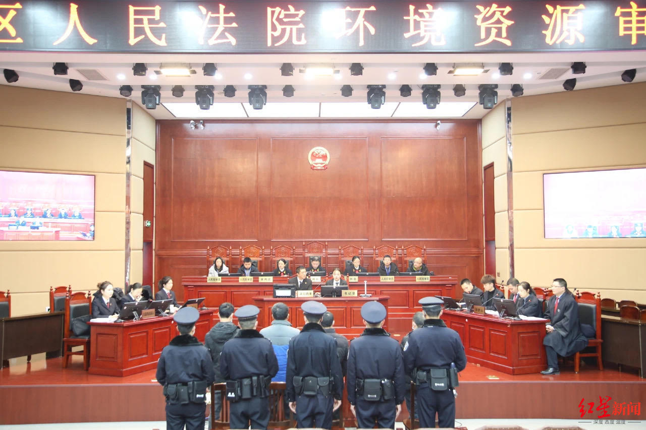 ↑法庭宣判現場。