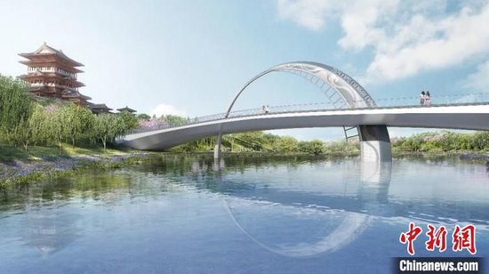 2024成都世园会主会场三座“世园桥”即将亮相