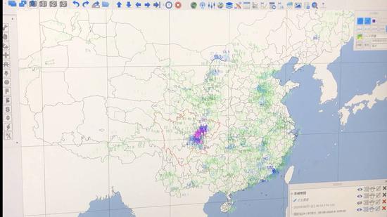 四川盆地已成全国降雨中心