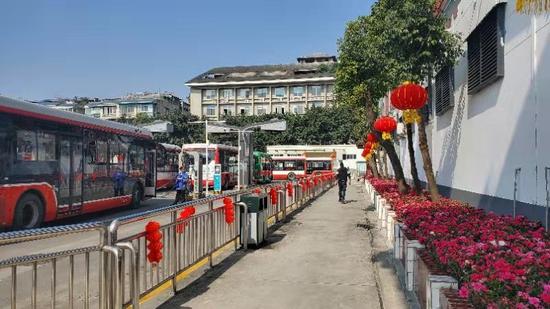 百花中心站改造后(成都百花中心站供图)
