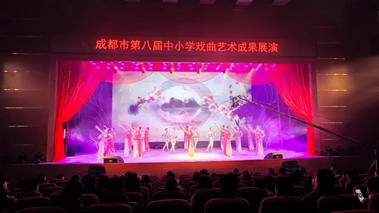 青苏雅韵清音社团表演中