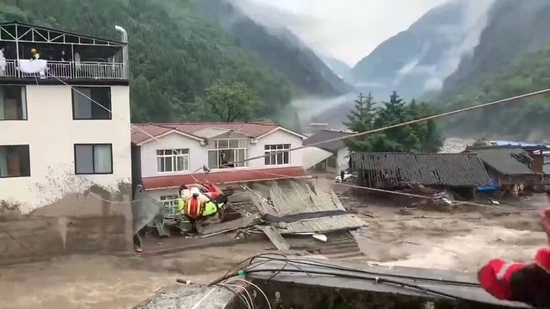 救援現場