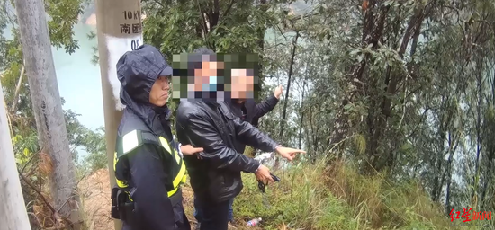 犯罪嫌疑人指認現場