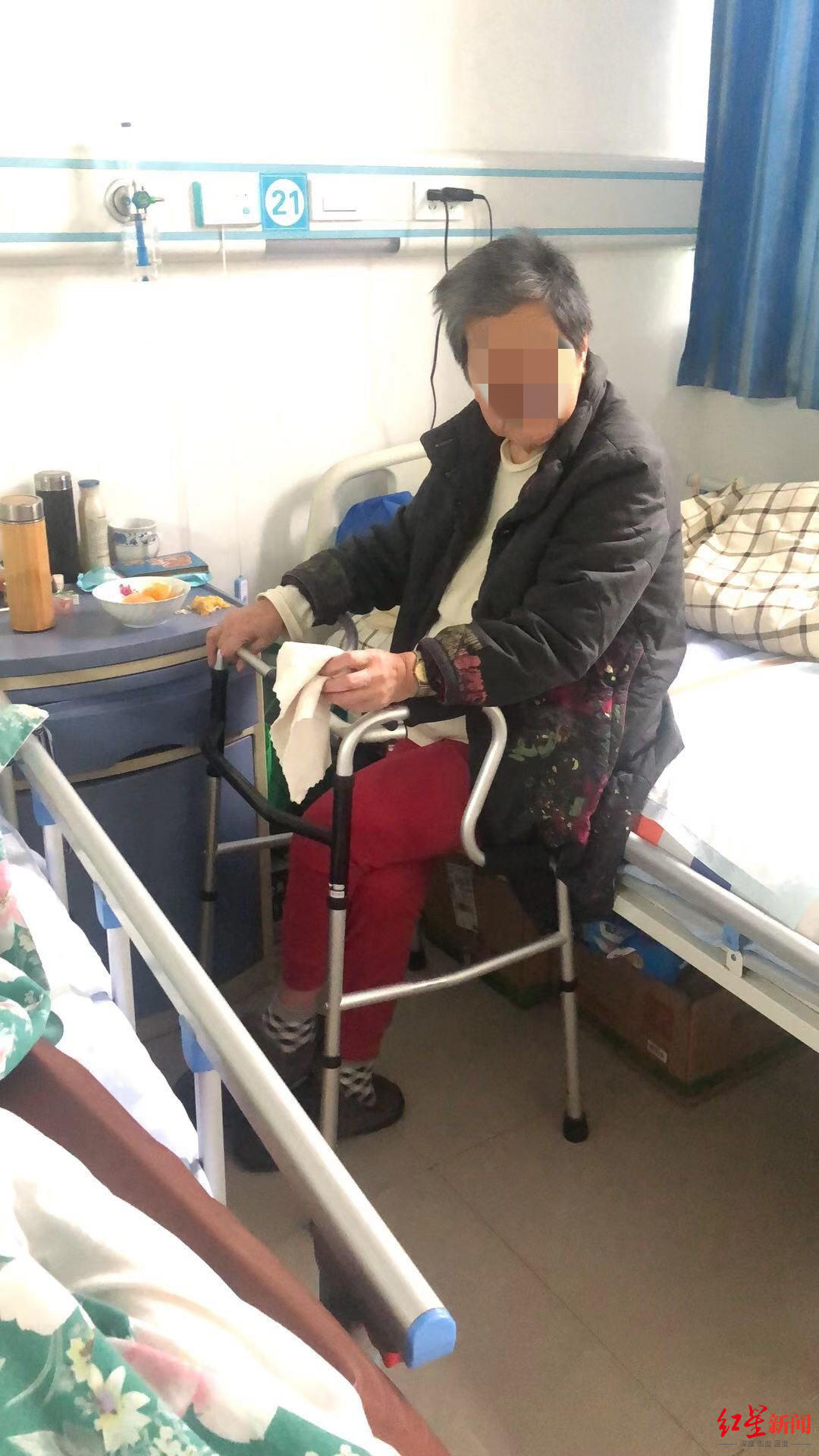 ↑老人之前在养老院。
