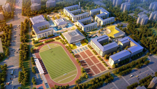 天府四中鸟瞰图