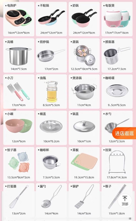 廚具尺寸。