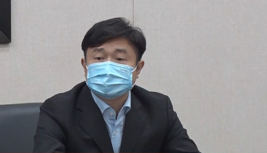 ↑成都市錦江區人民政府區長繆曉波 直播截圖