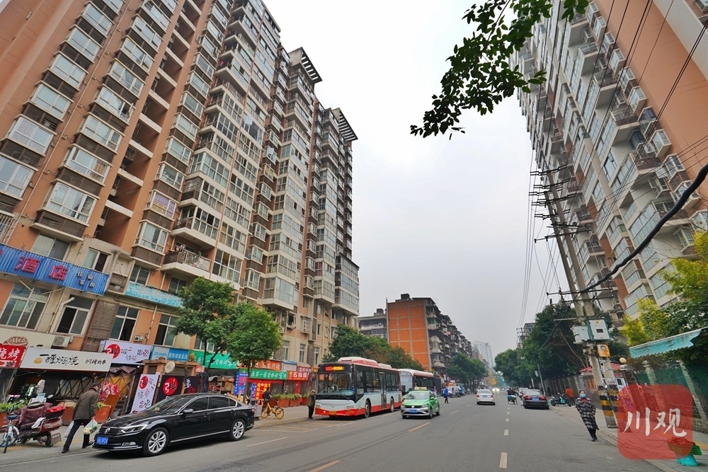 位于泰宏路的平福里小区(图左)楼下全是商铺