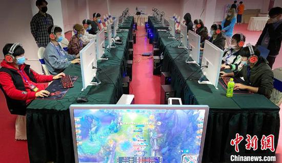 選拔初賽現(xiàn)場。(資料圖)四川省電競協(xié)會供圖