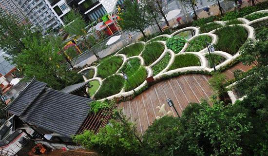 成都市活水公園(省水利廳供圖)
