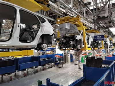 一汽大众成都分公司复工后仅3天，单位小时产能就实现100%恢复