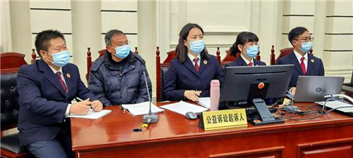 公益訴訟起訴人出庭舉證質證