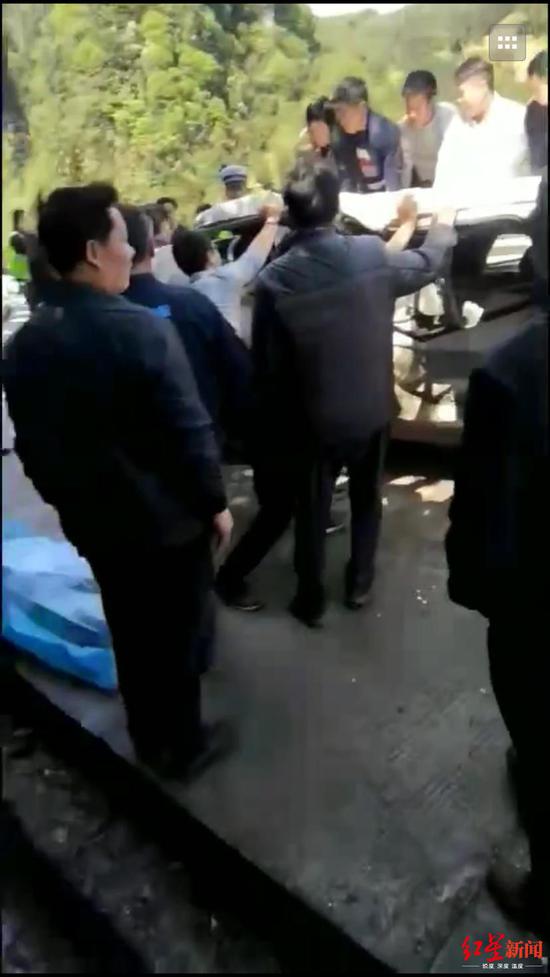 事故现场