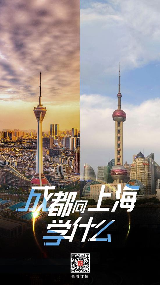 成都天府熊貓塔(左)。 成華區委宣傳部供圖 上海東方明珠電視塔(右)。李向雨 攝 制圖 楊璐嘉