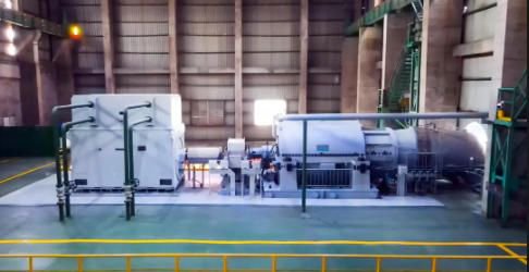 ▲ICTA3示范机组在中天钢铁运行现场