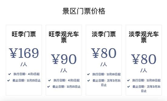 九寨沟景区向散客开放 淡季门票价格低于旺季对折