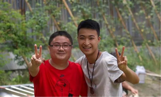 与兵哥的合影