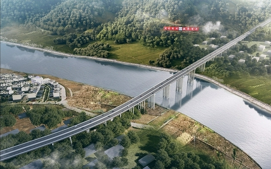 瀘石高速效果圖