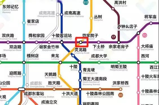 区域地铁规划地图