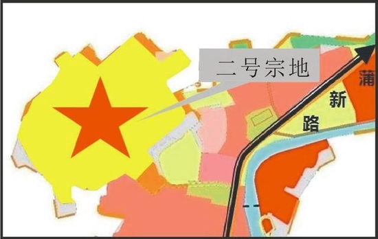 彭州地塊位置示意圖