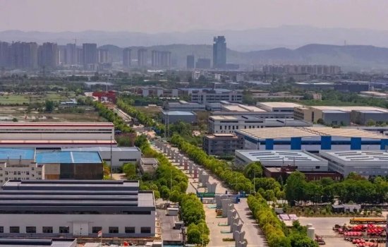 ▲正在建设中的市域（郊）铁路成德线。