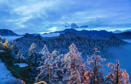 图:西岭雪山景区提供