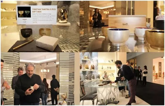西嶺云藏品牌旗下产品受邀参展米兰国际家具展,与Christofle、Versace、Bergomi等顶级国际品牌共同展出。