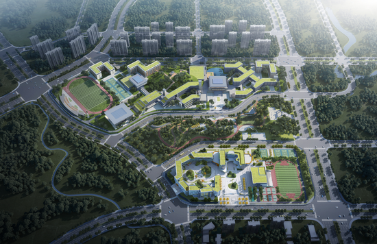 成都石室东部新区实验学校效果图
