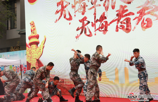 解放军军体拳展示