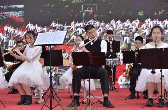管乐队表演