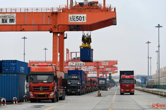 ▲成都国际铁路港