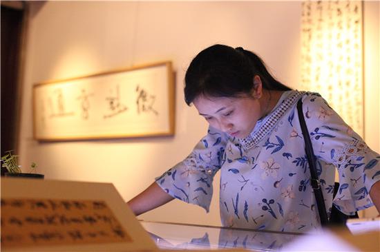 “和风——冷柏青书法小品展”展览现场