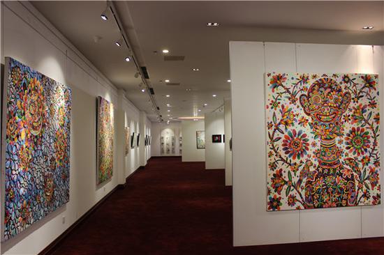 “在路上”展览现场