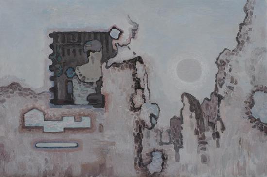 吉磊,花樣年華 No.1,布面油畫,120×180cm,2017