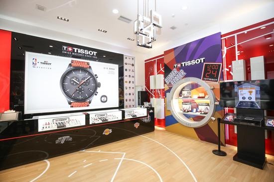天梭表成都大悦城NBA主题特装店