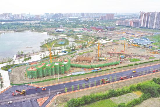 菁蓉湖中央商务区项目加快推进助力打造高品质国际化生活场景示范样板